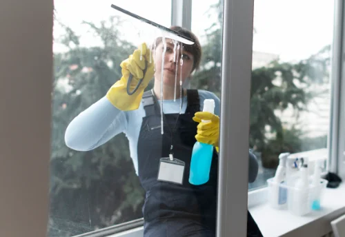 Nettoyage de vitres intérieures et extérieures à Angliers